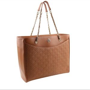 Tory Burch Bryant East West Quilted Leather Tote